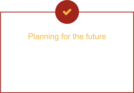 Planning for the future There should always be a vision for the fututre, a vision to expand. My business is no different and I always welcome the input.  If you wish to contact me in order to share any ideas you may have then please do so as I am always ready to hear what you have to say.